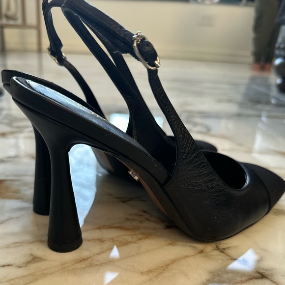 Sam Edelman Black Slingback Heels - Picture 3 of 5